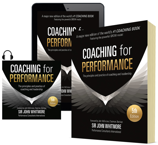 Coaching for Performance Book Sir John Whitmore